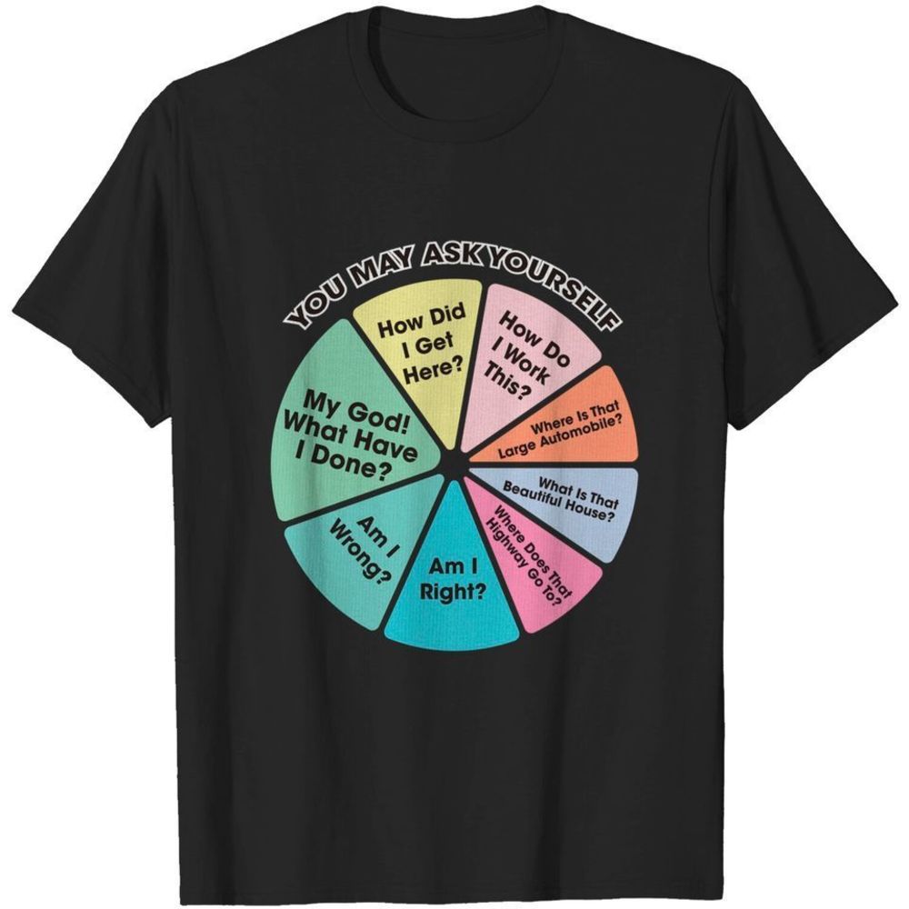 You May Ask Yourself Once In A Lifetime Talking Heads Tshirt - Picture 1 of 4